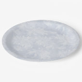 ほこりっぽいブルーチョーク使い捨てプレート ペーパープレート (アングル)