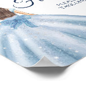 ほこりっぽいブルードレスキンセアニラはポスター ポスター (角)