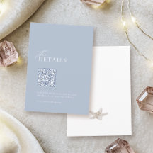 ほこりっぽいブルービーチ結婚式QRコード詳細