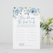 ほこりっぽいブルーフローラ新婦は何歳になる予定だった (スタンド正面)