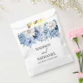 ほこりっぽいブルーフローラ花庭園の結婚式 フェイバーバッグ (封をした状態)