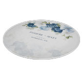 ほこりっぽいブルーフローラ開花ユーカリプタス多肉質 カッティングボード (角)