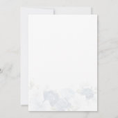 ほこりっぽいブルーフローラ開花ユーカリプタス多肉質 セーブザデート (裏面)