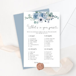 ほこりっぽいブルーブライダルあなたの財布ゲームの中に何がある