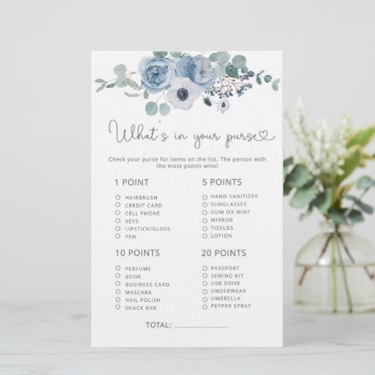 ほこりっぽいブルーブライダルあなたの財布ゲームの中に何がある (スタンド正面)