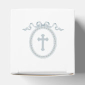 ほこりっぽいブルーボウギリシャ語枠バプティスキューブ フェイバーボックス (上部)