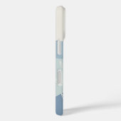 ほこりっぽいブルーボホカラーフローボタニカルモノグラム Case-Mate iPhoneケース (裏面 / 右)