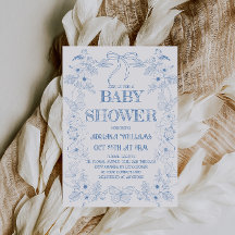 ほこりっぽいブルーボーイベビーシャワー