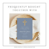 ほこりっぽいブルーボーイ宗教十字第1聖餐式 出欠カード