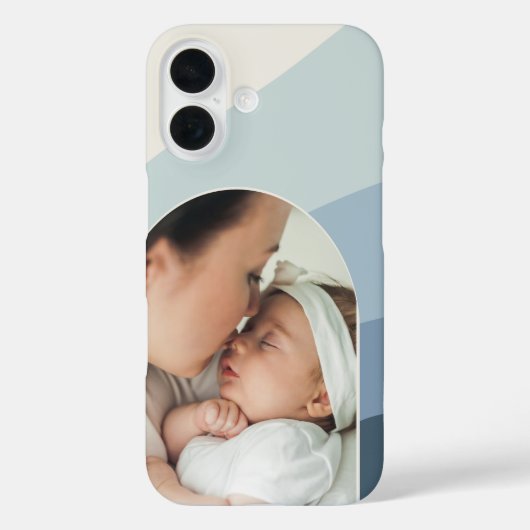 ほこりっぽいブルーボーホカラーフローアーチ写真 Case-Mate iPhoneケース (裏面)