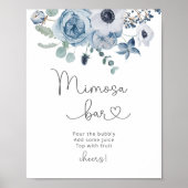 ほこりっぽいブルーミモザバー徴候 ポスター (正面)