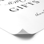 ほこりっぽいブルーメイヴフローラカードギフトサイン ポスター (角)