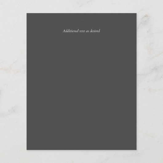 ほこりっぽいブルーユーカリ緑の赤ちゃんシャワー招待状 (裏面)