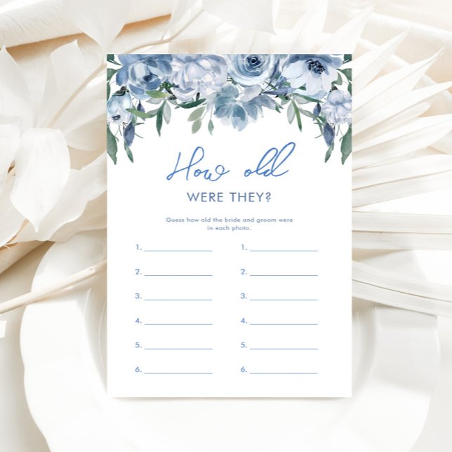ほこりっぽいブルー何歳の彼らのブライダルシャワーゲーム (クリエイターアップロード済み)