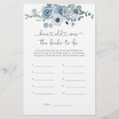 ほこりっぽいブルー新婦は何歳になったか (正面)