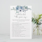 ほこりっぽいブルー新郎は何と言ったブライダルゲーム (スタンド正面)