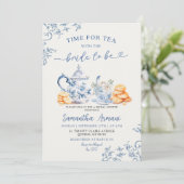 ほこりっぽいベイチノワセリーブライダルシャワーティーパーティー 招待状 (スタンド正面)