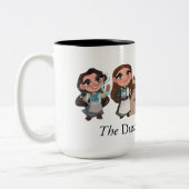 ほこりっぽいホイールファミリー：2トーンマグ ツートーンマグカップ (左)