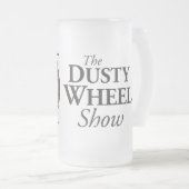 ほこりっぽいホイール：ホイール&曇りマグカップを表示 フロストグラスビールジョッキ (正面右)