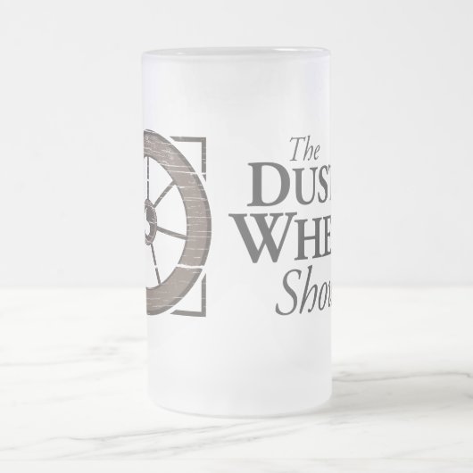 ほこりっぽいホイール：ホイール&曇りマグカップを表示 フロストグラスビールジョッキ (中央)