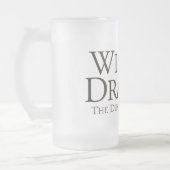 ほこりっぽいホイール:冬のドラゴンほこりっぽいホイールを切った フロストグラスビールジョッキ (左)