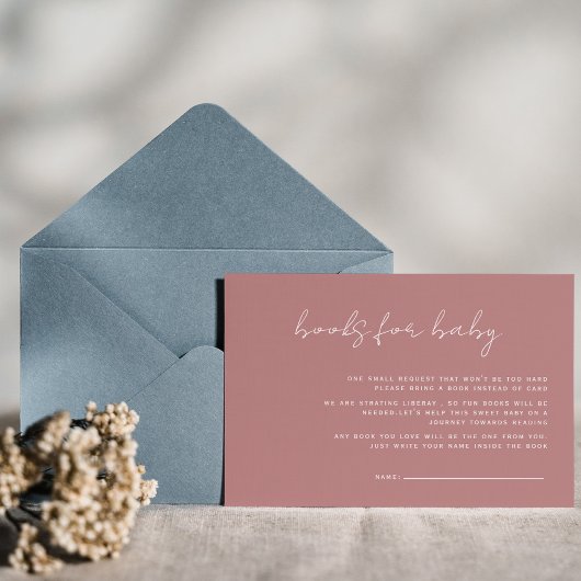 ほこりっぽいミニマルピンク素朴色のベビー