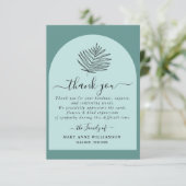 ほこりっぽいミニマル台本の葬儀サンキューカード サンキューカード (スタンド正面)