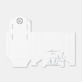 ほこりっぽいミニマル青い緑のビジネスのロゴ歓迎 フェイバーボックス (折り畳みなし)