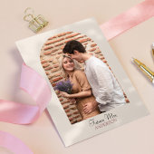 ほこりっぽいミュート赤面ピンクフローラフォトブライダルシャワー 招待状