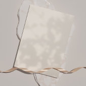 ほこりっぽいミュート赤面ピンクフローラブライダルシャワー 招待状