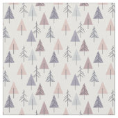 ほこりっぽいモダンバラクリスマスツリー ファブリック (クローズアップ)