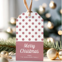 ほこりっぽいモダンピンクのメリークリスマス