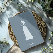 ほこりっぽいモダン青い手で描いたカップル結婚ズ 招待状