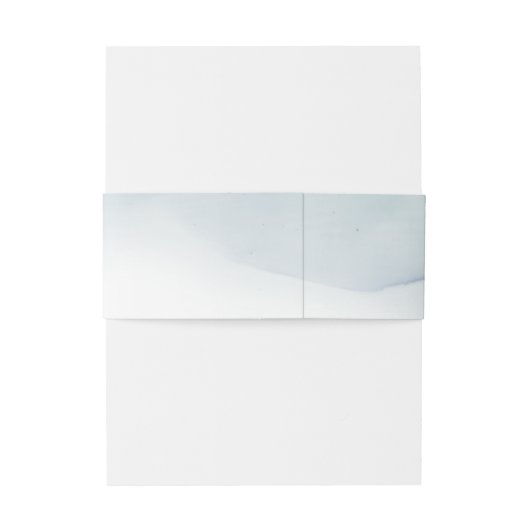 ほこりっぽいユーカリモノグラムのプ結婚ス 招待状ベリーバンド (裏面例)