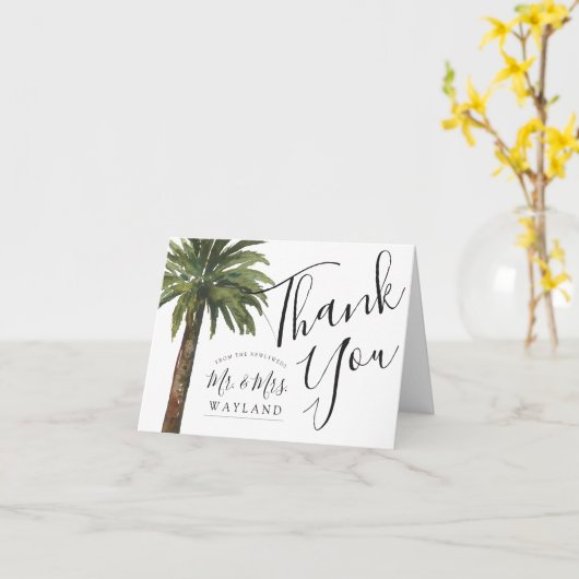 ほこりっぽい手のひら |ありがとうございます カード (黄色い花)