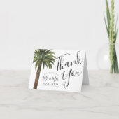 ほこりっぽい手のひら |ありがとうございます カード (正面)