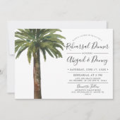 ほこりっぽい手のひら |の結婚リハーサルディナー 招待状 (正面)