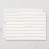 ほこりっぽい手のひら |婚約パーティ 招待状 (裏面)