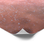 ほこりっぽい明るい銀河系 ポスター (角)