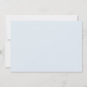 ほこりっぽい淡い色の青い繊細な葉 セーブザデート (裏面)