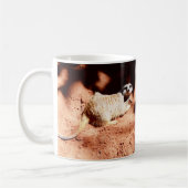 ほこりっぽい発見:鼻に汚れを付けたメルカート コーヒーマグカップ (左)