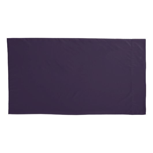 ほこりっぽい紫の三日月のモノグラム 枕カバー (裏面-右)