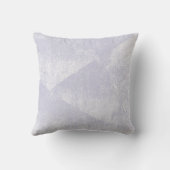 ほこりっぽい紫の幾何ミニマル的インクテクスチャ クッション (裏面)