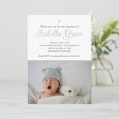 ほこりっぽい紫の洗礼の招待 招待状 (スタンド正面)