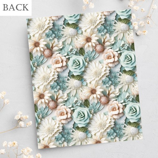 ほこりっぽい結婚緑の白いフローラ予算の招待状