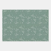 ほこりっぽい緑の子供たちイードムバラク ラッピングペーパーシート (正面2)