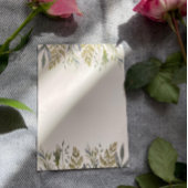 ほこりっぽい緑の結婚式招待状 招待状