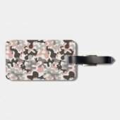 ほこりっぽい署名迷彩柄 ラゲッジタグ (裏面横)