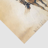 ほこりっぽい西水色「夜明けのライダー」 薄葉紙 (詳細)