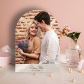 ほこりっぽい赤面ピンクフローラアーチフォトブライダルシャワー 招待状